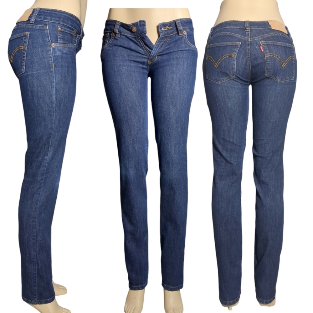 LEVI'S skinny Blue Jeans Size 8.